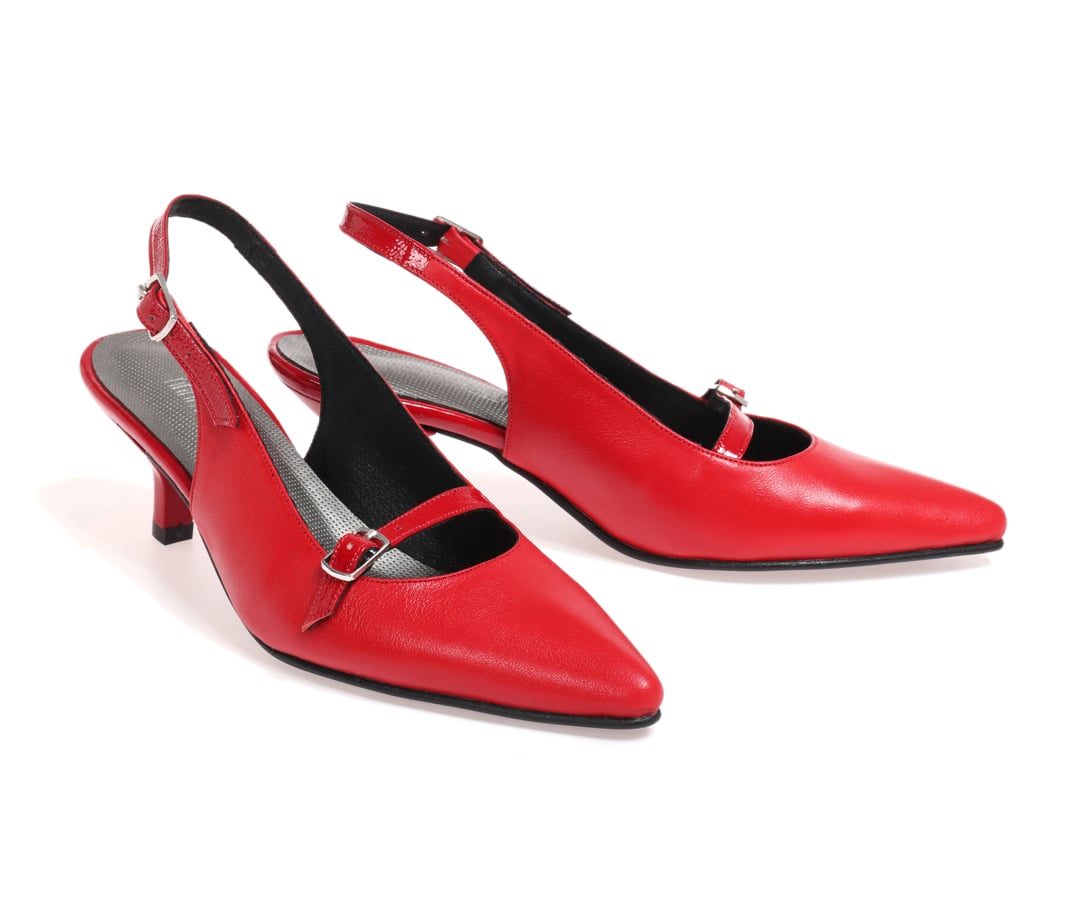 נעלי מרלין בצבע אדום