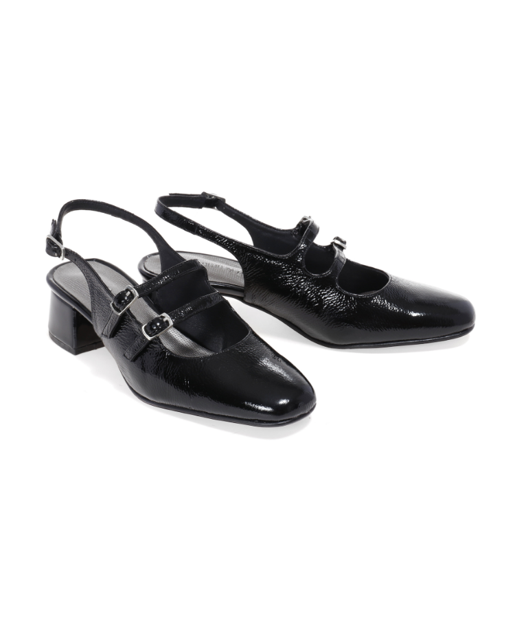 נעלי ביאטריס בצבע שחור לק