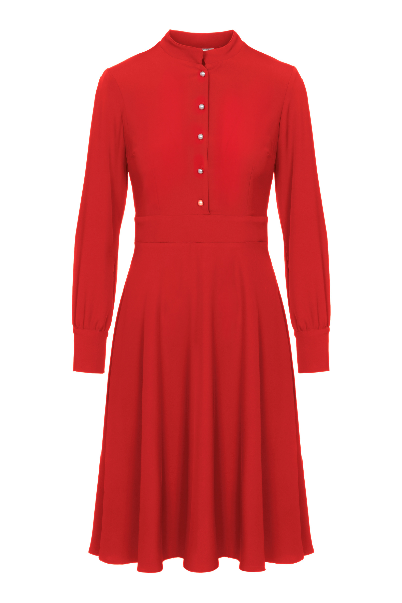 שמלת נתנאלה בצבע אדום