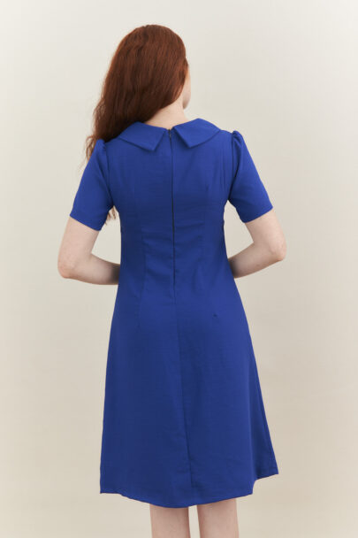 שמלת ג'ולייטה בצבע כחול רויאל