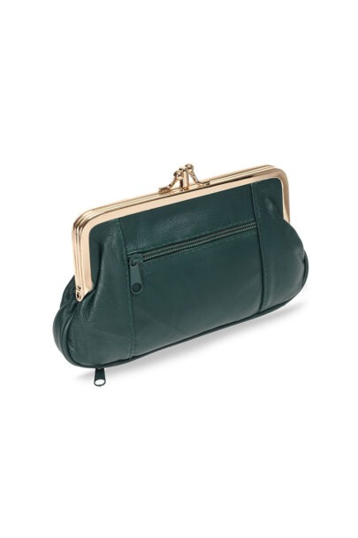 ארנק ויקי בצבע ירוק כהה