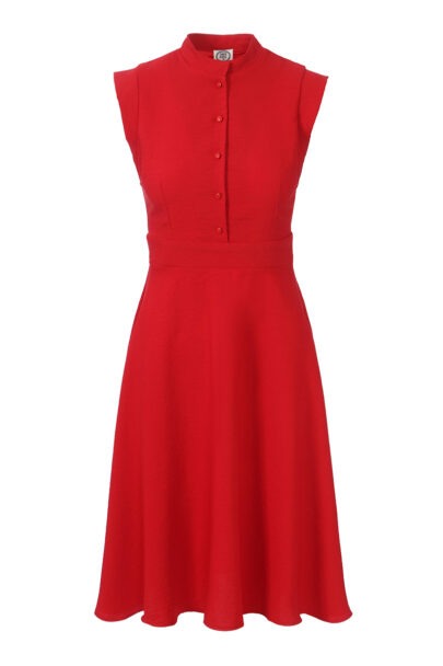 שמלת נטלי בצבע אדום