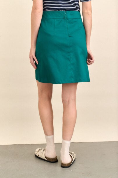 חצאית ולנטיין בצבע ירוק